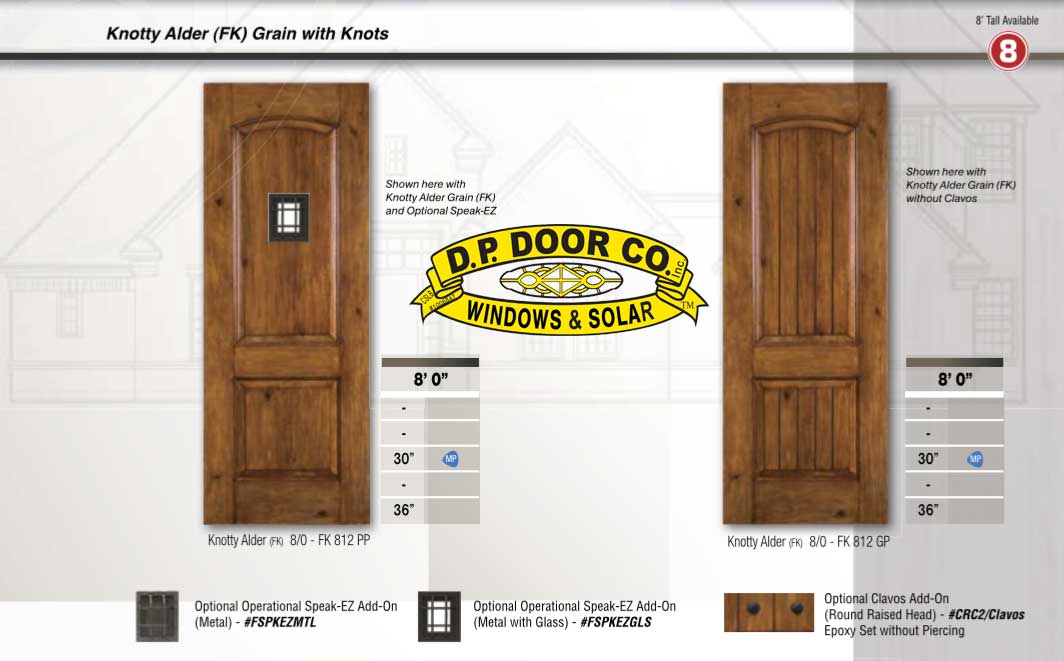 8' fiberglass door